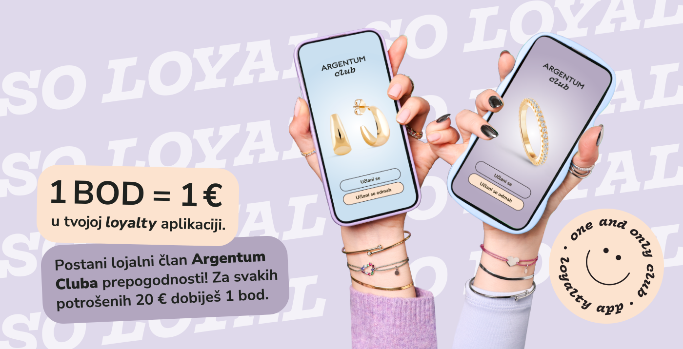 Argentum Club loyalty aplikacija
